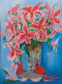 Lilies with Birds
